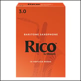 Rico Baritone Saxophone Reeds #1.5 Pack of 3 reeds